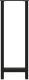 vidaXL Nogi do stolika kawowego, czarne, 2 szt., 50x(110-111) cm, stal 5