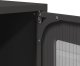 vidaXL Komoda wysoka czarna 68x39x107 cm stalowa 9