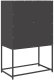 vidaXL Komoda wysoka czarna 68x39x107 cm stalowa 8