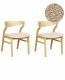 Beliani Zestaw 2 krzeseł do jadalni MAROA Drewno Jasnobeżowy 1