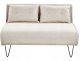 Beliani Sofa rozkładana 2-osobowa jasnobeżowa VESTFOLD 1
