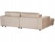 Beliani Narożnik 3-osobowy welurowy prawostronny beżowy LOFOTEN 5