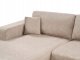 Beliani Narożnik 3-osobowy welurowy prawostronny beżowy LOFOTEN 9