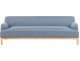 Beliani Sofa 3-osobowa niebieska SOSJO 1