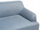 Beliani Sofa 3-osobowa niebieska SOSJO 6