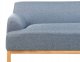 Beliani Sofa 3-osobowa niebieska SOSJO 7