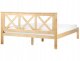 Beliani Łóżko Drewno TANNAY 160 x 200 cm Jasnobrązowy 5