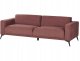 Beliani Sofa 3-osobowa burgundowa ANGE 3