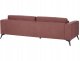Beliani Sofa 3-osobowa burgundowa ANGE 4
