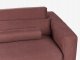 Beliani Sofa 3-osobowa burgundowa ANGE 7
