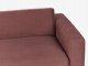 Beliani Sofa 3-osobowa burgundowa ANGE 8