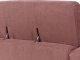 Beliani Sofa 3-osobowa burgundowa ANGE 9