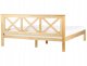 Beliani Łóżko Drewno TANNAY 180 x 200 cm Jasnobrązowy 5
