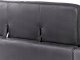 Beliani Sofa 3-osobowa czarna ANGE 10