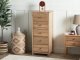 Beliani Komoda 50 cm jasne drewno SALTON 2