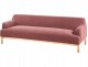 Beliani Sofa 3-osobowa burgundowa SOSJO 4