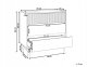 Beliani Komoda 3 szuflady jasne drewno WALES 3