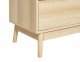 Beliani Komoda 3 szuflady jasne drewno WALES 8