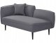 Beliani Szezlong boucle lewostronny ciemnoszary CHEVANNES 4