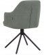 Beliani Zestaw 2 krzeseł do jadalni Obrotowy MIRA Zielony 5