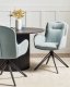 Beliani Zestaw 2 krzeseł do jadalni Obrotowy AVELAR Miętowy 2