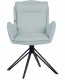 Beliani Zestaw 2 krzeseł do jadalni Obrotowy AVELAR Miętowy 4