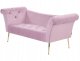 Beliani Szezlong welurowy jasnofioletowy NANTILLY 4