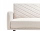 Beliani Sofa rozkładana len syntetyczny jasnobeżowa SENJA 1