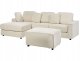 Beliani Narożnik z otomaną prawostronny jasnobeżowy KOHLO 4
