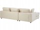 Beliani Narożnik z otomaną prawostronny jasnobeżowy KOHLO 7