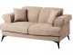 Beliani Sofa 2-osobowa jasnobrązowa SKIVE 4