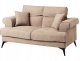Beliani Sofa 2-osobowa jasnobrązowa SKIVE 5