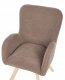 Beliani Fotel BJARN Boucle Brązowy 7