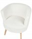 Beliani Fotel ODENZEN Boucle Biały 7
