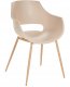 Beliani Zestaw 4 krzeseł do jadalni MILLERS Beżowy 5