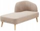 Beliani Szezlong prawostronny jasnobrązowy TANLAY 4