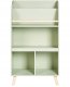 Beliani Regał 3 półki jasnozielony LILOET 3