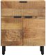 vidaXL Szafka nocna Brązowa 50x33x60 cm Drewno lite Mango 2