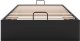 vidaXL Rama łóżka otomana bez materaca czarna 80x200 cm 6