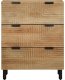 vidaXL Komoda Brązowa 60x33x75 cm Drewno lite Mango 2