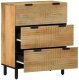 vidaXL Komoda Brązowa 60x33x75 cm Drewno lite Mango 3
