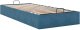 vidaXL Rama łóżka otomana bez materaca, niebieska, 90x200 cm, aksamit 6