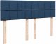 vidaXL Łóżko Ottoman z materacem i diodami LED Niebieski 140x190 cm 10