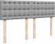 vidaXL Łóżko Ottoman z materacem i diodami LED Jasnoszary 140x190 cm 10