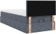 vidaXL Rama łóżka otomana z materacem, szara, 90x200 cm, aksamit 10