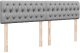 vidaXL Łóżko Ottoman z materacem i LED, jasnoszary, 180x200cm, tkanina 9