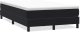 vidaXL Łóżko Box Spring bez materaca Czarne 120x210 cm Aksamit 2