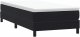 vidaXL Łóżko Box Spring bez materaca Czarne 90x210 cm Aksamit 1