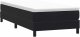 vidaXL Łóżko Box Spring bez materaca Czarne 100x210 cm Aksamit 1