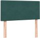 vidaXL Łóżko kontynentalne z materacem ciemnozielony aksamit 80x220 cm 6